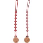 Lot de 2 attaches - t�tines en silicone sans bpa - clip de s�curit� pour b�b�, gar�on et fille - facile ...