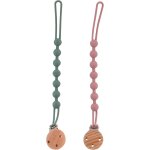 Lot de 2 attaches - t�tines en silicone sans bpa - clip de s�curit� pour b�b�, gar�on et fille - facile ...