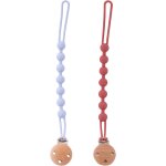 Lot de 2 attaches - t�tines en silicone sans bpa - clip de s�curit� pour b�b�, gar�on et fille - facile ...