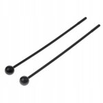 Lot de 2 baguettes de batterie noires pour jouet educatif musical précoce Lot de 2 baguettes de batterie noires pour jouet educatif musical précoce