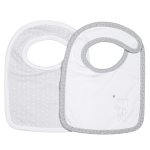 Lot de 2 bavoirs cleste - sauthon