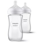 Lot de 2 biberons verre natural 3. 0 240 ml - philips avent Lot de 2 biberons verre natural 3. 0 240 ml - philips avent