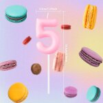 Lot de 2 bougies en forme de chiffre rose macaron pour 2ème anniversaire - bougie d'anniversaire pour ... Lot de 2 bougies en forme de chiffre rose macaron pour 2ème anniversaire - bougie d'anniversaire pour ...