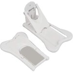 Lot de 2 butes de porte coulissante pour fentre et placard, scurit bb, installation facile, durable ...