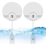 Lot de 2 dtecteurs d'eau : alarme d'eau, dtecteur d'eau, dtecteur d'eau, alarme de contrle de l'eau ...