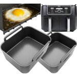 Lot de 2 doublures en silicde qualit suprieure pour la cuisson a l'huile et la cuisson a l'huile passe ...