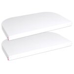 Lot de 2 draps housse pour matelas cododo babybay maxi comfort +