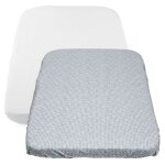 Lot de 2 draps housses next2me tricot - chicco