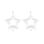 Lot de 2 flans de 10 pouces 3d sublimation wind spinner, sculpture cin�tique eolienne, double sided sublimatio ...