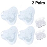 Lot de 2 paires de protège - mamelons pour l'allaitement en cas de difficultés de prise du sein ou de ... Lot de 2 paires de protège - mamelons pour l'allaitement en cas de difficultés de prise du sein ou de ...