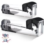 Lot de 2 pièges a souris noirs sans cruauté ? pièges a souris sans danger pour les animaux domestiques ... Lot de 2 pièges a souris noirs sans cruauté ? pièges a souris sans danger pour les animaux domestiques ...
