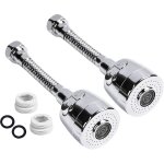 Lot de 2 robinets pivotants, flexibles, economiseurs d'eau, anti - eclaboussures, pulvérisateur réglable ... Lot de 2 robinets pivotants, flexibles, economiseurs d'eau, anti - eclaboussures, pulvérisateur réglable ...