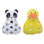 Lot de 2 sacs de rangement pour jouets de bain pour enfants avec ventouses  organiseur en maille amusant ...