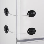 Lot de 2 securite fenetre enfant, serrures protection fenetre enfant, verrou de rfrigrateur avec code ...