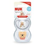 Lot de 2 sucettes physiologiques 6 - 18 mois space winnie - gris Lot de 2 sucettes physiologiques 6 - 18 mois space winnie - gris