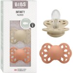 Lot de 2 sucettes physiologiques infinity, sans bisph�nol a, t�tine physiologique en silicone, t�terelle ...