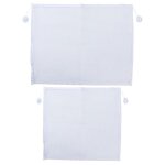 Lot de 2 supports de jouets de bain en maille - sacs de rangement durables avec ventouses pour jouets ...