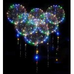Lot de 20 ballons d'anniversaire colorés a l'hélium et a led Lot de 20 ballons d'anniversaire colorés a l'hélium et a led