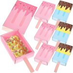 Lot de 20 botes a bonbons cratives en forme de sucettes glaces, idales pour les ftes d'anniversaire ...
