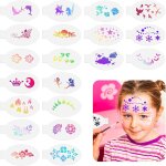 Lot de 20 pochoirs de tatouage pour enfants, réutilisables, pochoirs de peinture corporelle, tatouages ... Lot de 20 pochoirs de tatouage pour enfants, réutilisables, pochoirs de peinture corporelle, tatouages ...