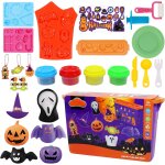 Lot de 22 argile a modeler a l'air libre accessoires de pte a modeler pour halloween kit de dmarrage ...