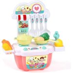 Lot de 22 mini ustensiles de cuisine de simulation, jeu de r�le pour enfants, rangement et table de cuisson ...