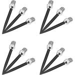 Lot de 24 pointes de fl�chettes en caoutchouc - pointes en acier - pointe en m�tal pour fl�chettes en ...