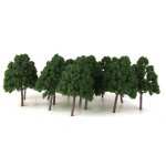 Lot de 25 arbres en plastique a monter soi - même, modèle cyprès 1:150, aménagement du jardin, vert foncé ... Lot de 25 arbres en plastique a monter soi - même, modèle cyprès 1:150, aménagement du jardin, vert foncé ...
