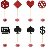 Lot de 25 décorations de gâteau de poker casino - thèmes de divertissement - cartes a jouer - décoration ... Lot de 25 décorations de gâteau de poker casino - thèmes de divertissement - cartes a jouer - décoration ...