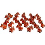 Lot de 25 mini figurines de chevaux en résine, modèles de poulains, petits chevaux, poneys miniatures, ... Lot de 25 mini figurines de chevaux en résine, modèles de poulains, petits chevaux, poneys miniatures, ...