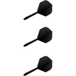 Lot de 3 ailettes pour flchettes plastique intgrs tiges integrated dart flight, forme de grande aile, ...