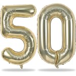 Lot de 3 ballons autocollants réutilisables en forme de chiffre 50 - 101, 6 cm - décorations d'anniversaire ... Lot de 3 ballons autocollants réutilisables en forme de chiffre 50 - 101, 6 cm - décorations d'anniversaire ...