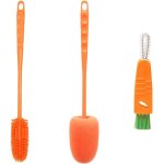 Lot de 3 brosses a biberon, nettoyant pour bouteilles, de nettoyage, a biberon, de nettoyage pour b�b� ...