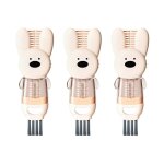 Lot de 3 brosses de nettoyage multifonctions 3 en 1 pour couvercles de biberons, t�tines, gobelets cannel�s, ...