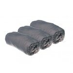 Lot de 3 draps housse jersey coton - 60x120 couleur - gris