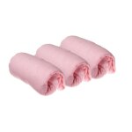 Lot de 3 housses pour matelas a langer couleur - rose