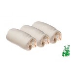 Lot de 3 housses pour matelas a langer en viscose bambou - 50x70