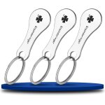 Lot de 3 jetons de chariot de courses en métal - jeton de chariot amovible comme porte - clés - porte ... Lot de 3 jetons de chariot de courses en métal - jeton de chariot amovible comme porte - clés - porte ...