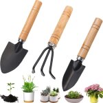 Lot de 3 petits outils de jardinage pour enfants - mini râteau de jardin - pour plantes, transplantation, ... Lot de 3 petits outils de jardinage pour enfants - mini râteau de jardin - pour plantes, transplantation, ...