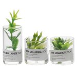 Lot de 3 plantes artificielles miniatures pour d�coration de maison de poup�e ¿ figurines de plantes ...
