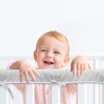 Lot de 3 protection de rail de berceau, protection de barreau de lit de b�b� pour b�b� protection de ...