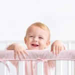 Lot de 3 protection de rail de berceau, protection de barreau de lit de b�b� pour b�b� protection de ...