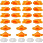 Lot de 30 becs de canard en plastique de 42 mm, bouche de canard, bouche de poupée artisanale avec entretoise, ... Lot de 30 becs de canard en plastique de 42 mm, bouche de canard, bouche de poupée artisanale avec entretoise, ...