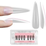 Lot de 300 faux ongles sculpts xxl stiletto en forme d'amande pour lits d'ongles incurvs, extra epais ...