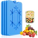 Lot de 4 bloc glace pour sac isotherme, 200 ml chacune réfrigérants pour le déjeuner de congélation s ... Lot de 4 bloc glace pour sac isotherme, 200 ml chacune réfrigérants pour le déjeuner de congélation s ...