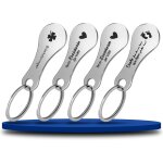 Lot de 4 jetons de chariot de courses en métal - jeton de chariot amovible comme porte - clés - porte ... Lot de 4 jetons de chariot de courses en métal - jeton de chariot amovible comme porte - clés - porte ...