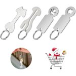 Lot de 4 jetons de chariot en métal pour tous les chariots de courses, jeton de courses qui peut etre ... Lot de 4 jetons de chariot en métal pour tous les chariots de courses, jeton de courses qui peut etre ...