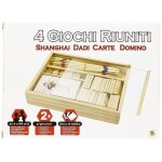 Lot de 4 jeux de société en bois Lot de 4 jeux de société en bois