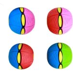 [lot de 4] jouet pour la famille et les animaux, balle volante ufo interactive, combinant basket - ball, ...