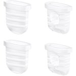 Lot de 4 membranes en silicone pour lansinoh discreet duo, eufy e10 s1 s1 pro, ncvi nuliie nicegreen ...